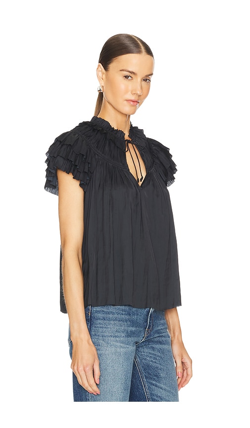 Shop Ulla Johnson Liv Top In Black