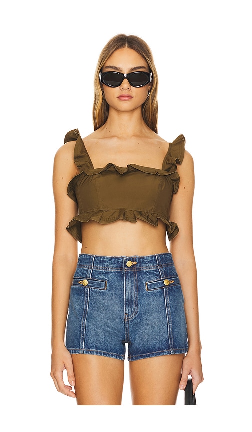 Ulla Johnson Belle Top In Militaire