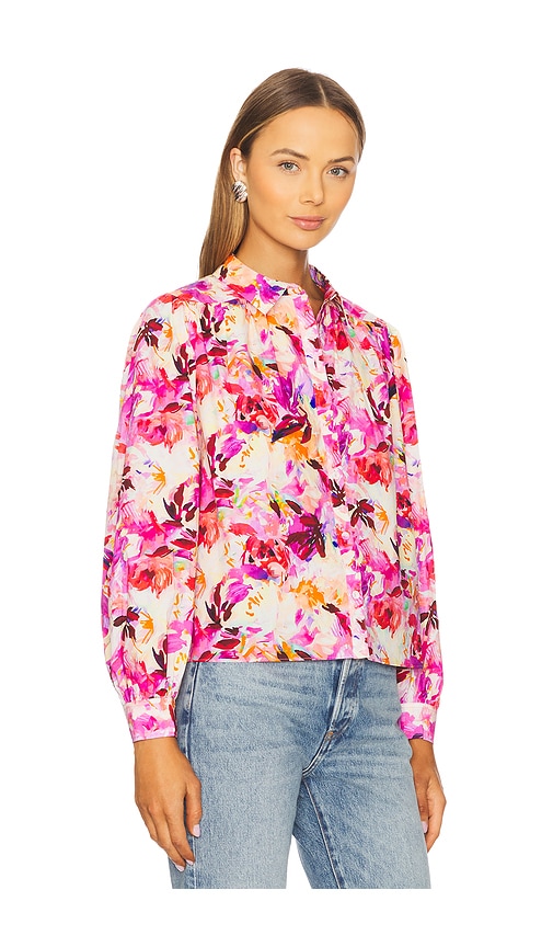 Ulla Johnson Tahlia Blouse In Fuchsia