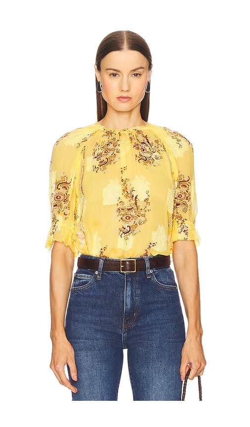 BLOUSE MANCHES COURTES PIPPA in . Size 12, 2, 4, 6 - Ulla Johnson - Modalova
