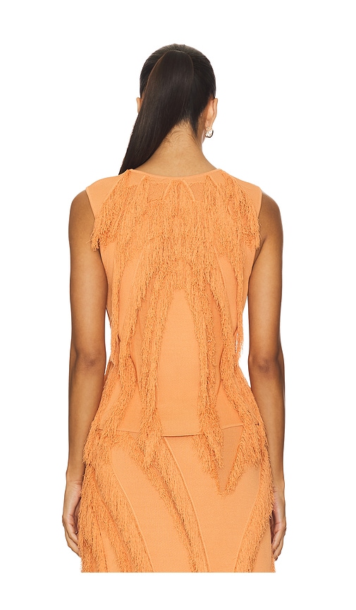  Ulla Johnson ärmelloses Oberteil Aus Strick Bonnie In Tangerine. Größe Xs. Also In M, L. 