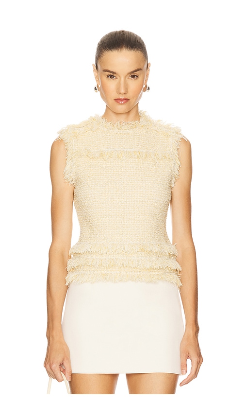 Ulla Johnson Kassi Knit Tweed Top