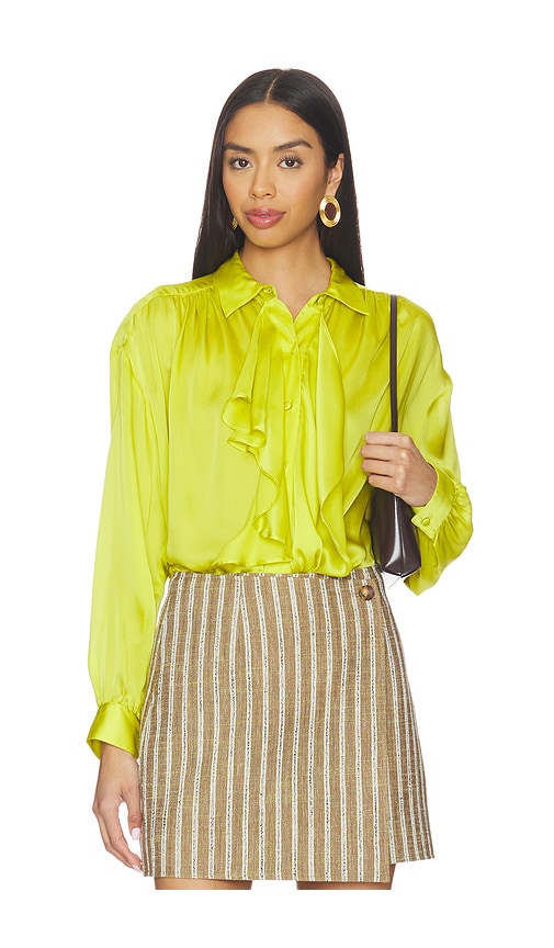 Ulla Johnson Gesture Long Sleeve Silk Blouse