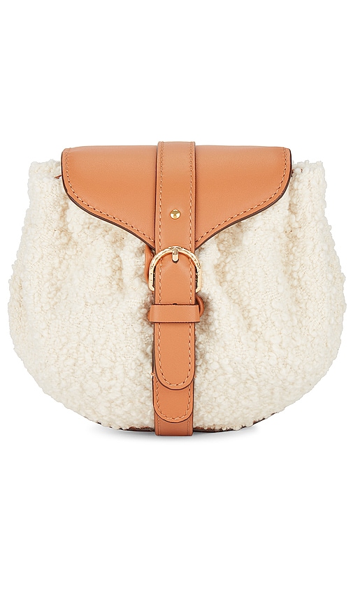 Ulla Johnson Paloma Ruched Crossbody in Cream Boucle | REVOLVE