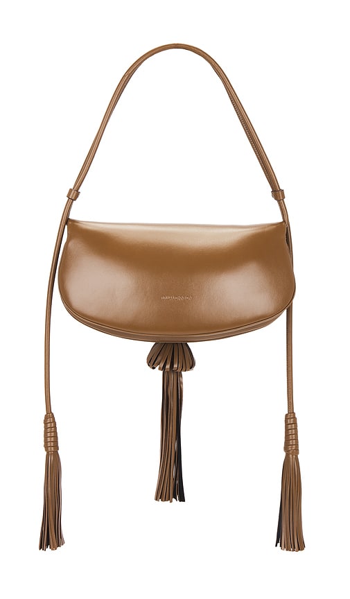 Ulla Johnson Paloma Tassel Flap Bag In Brown