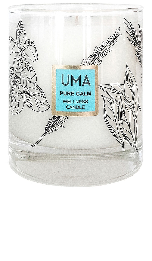 UMA Pure Calm Wellness Candle in White