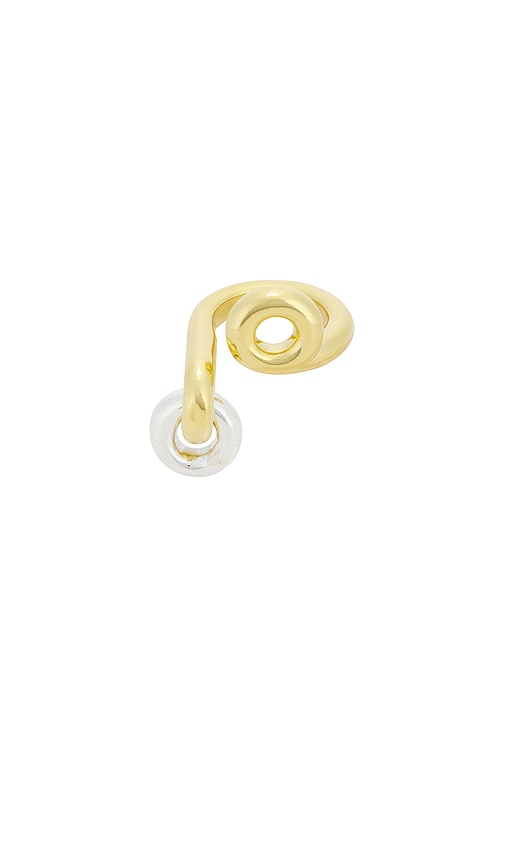 Uncommon Matters Knot Lock Loop Ring In Gold