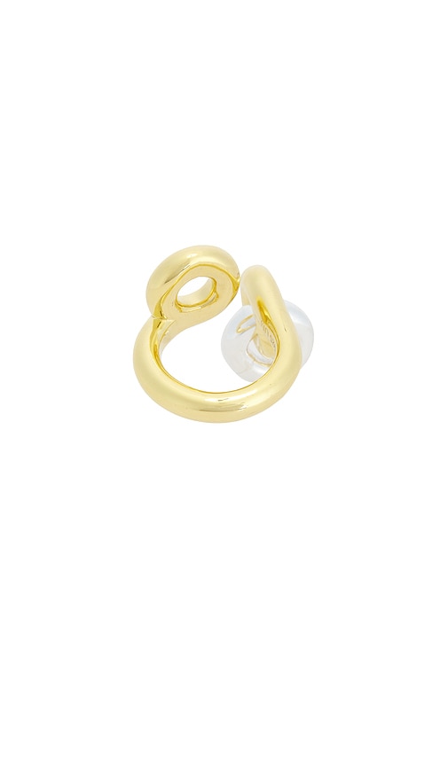  Uncommon Matters Knot Lock Loop Ring In Metallic Gold. Größe 5. Also In 6, 7. 