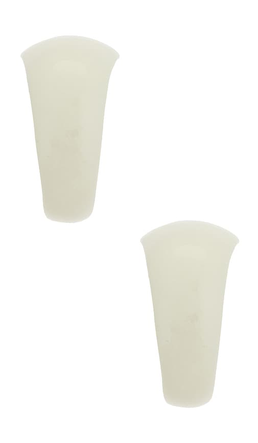  Uncommon Matters Creolen Sculpted Creole In Ivory. 