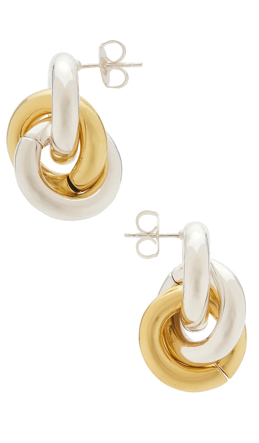  Uncommon Matters Tendril Earrings In Metallic Silver,metallic Gold. 