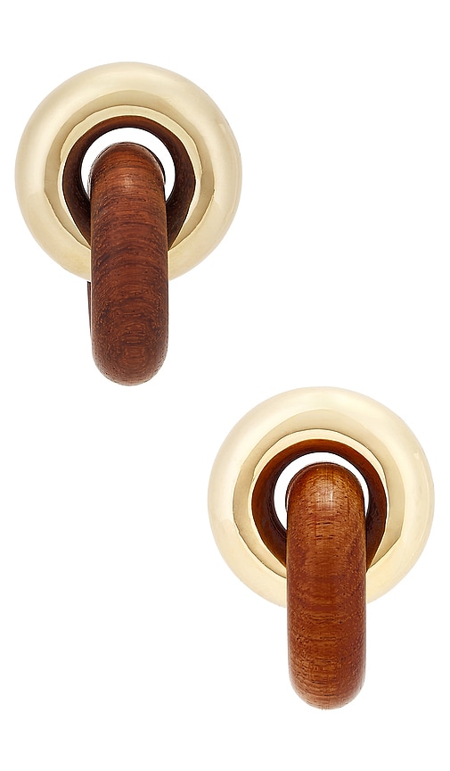  Uncommon Matters Cumulus Earrings In Metallic Gold. 