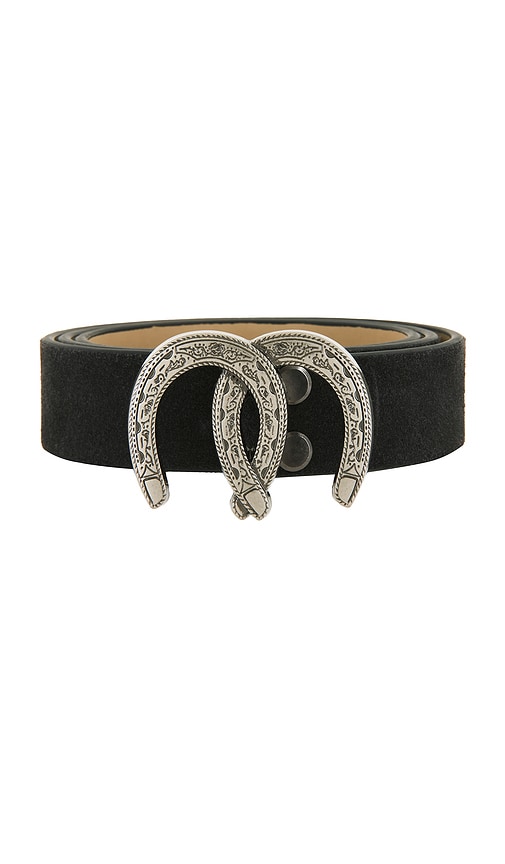  Understated Leather Gürtel Horseshoe In Black. Größe Xs/s. Also In M/l, L/xl. 