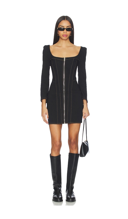 Understated Leather Revenge Dress