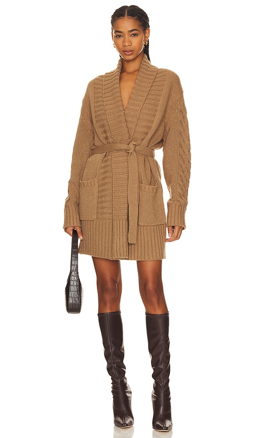  Understated Leather Midimantel Rodeo In Brown. Größe S/m. Also In Xs, M/l, Xl. 