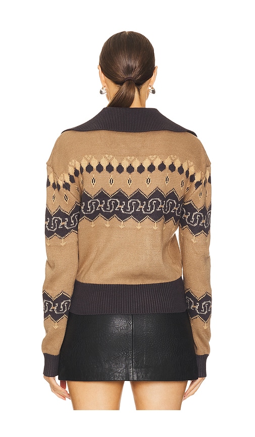  Understated Leather Strick Nordic Cowboy In Tan. Größe Xs. Also In S, M, L, Xl. 
