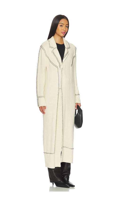  Understated Leather Kleid Studded Moto In Cream. Größe Xs/s. Also In M/l, L/xl. 