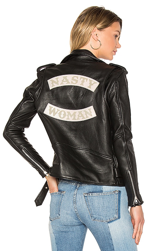 x REVOLVE Nasty Woman MC Club Jacket