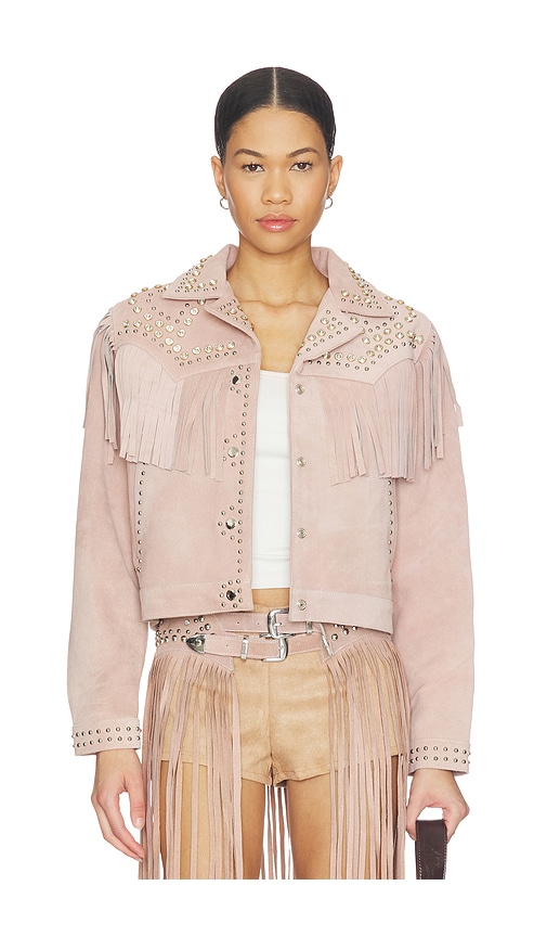 Understated Leather Wanted Jacket In Multi