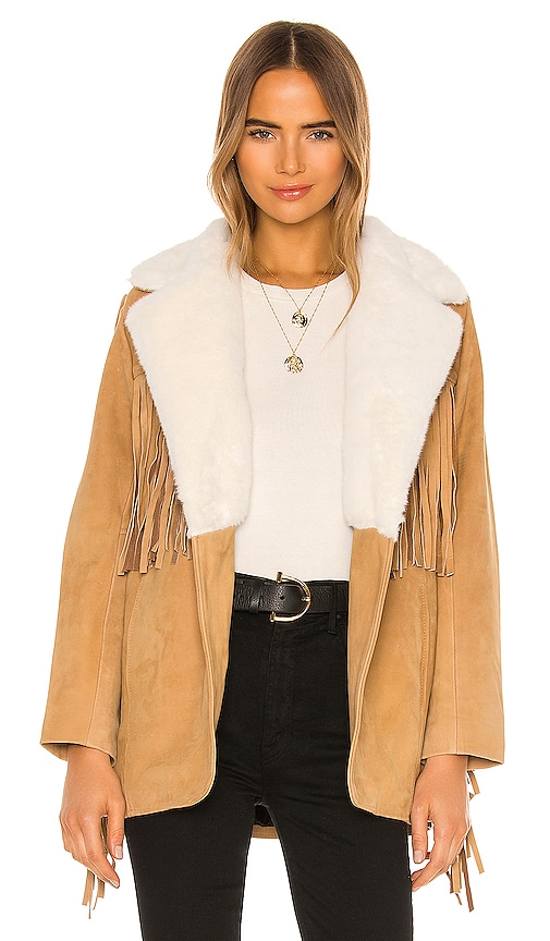 Buttercup Blazer With Faux Fur Collar