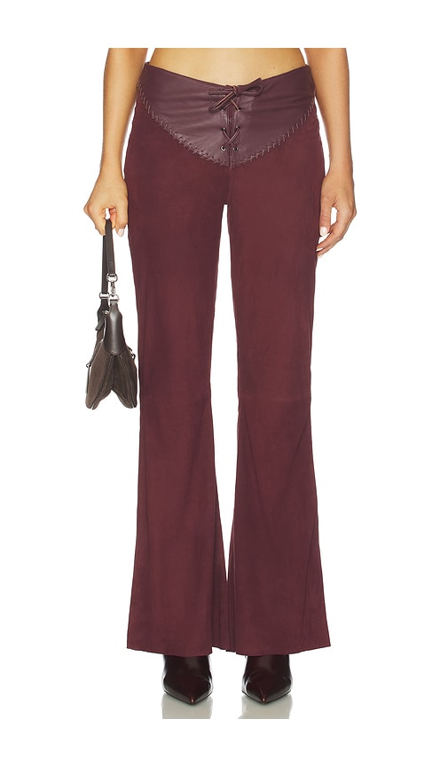 Understated Leather Sonny É•¿è£¤ Â€“ Å·§å…‹åš›è‰². Å°ºç � S (also Â€“ L, M, Xl, Xs). In Burgundy