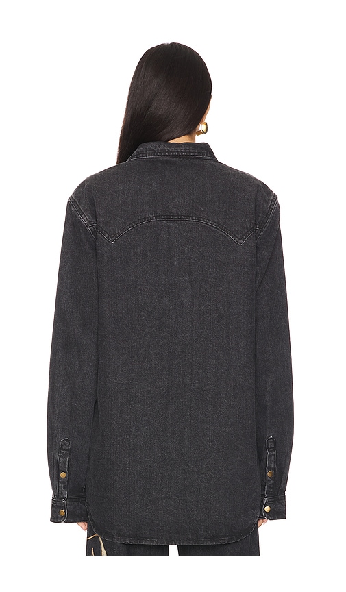  Understated Leather Hemd Horsey In Black. Größe S. Also In M. 