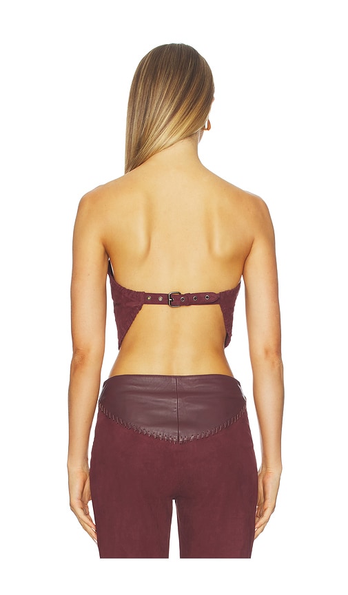  Understated Leather Oberteil In Chocolate. Größe S. Also In M, L, Xl. 
