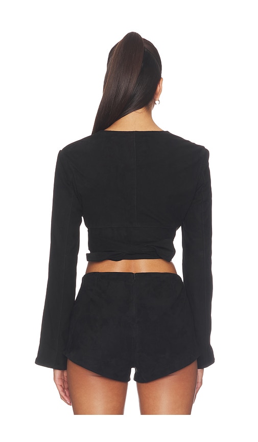 Understated Leather x REVOLVE Long Sleeve Wrap Top | Thumbnail 3