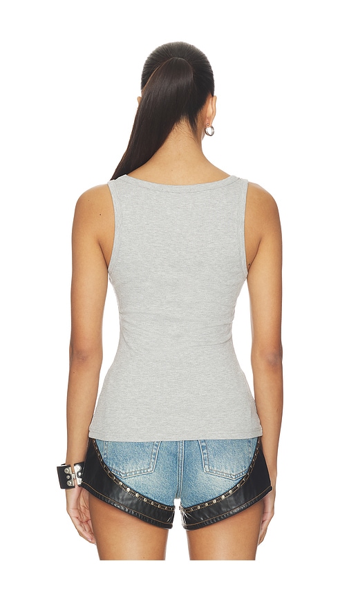  Understated Leather Oberteil Horseshoe Tank In Grey. Größe Xs. Also In S, M, L, Xl. 