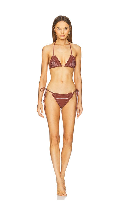 Small Town Bikini in Brown. - size XS (also in M, S)