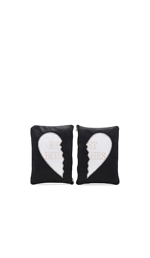 x REVOLVE Best Bitches Clutch Set
