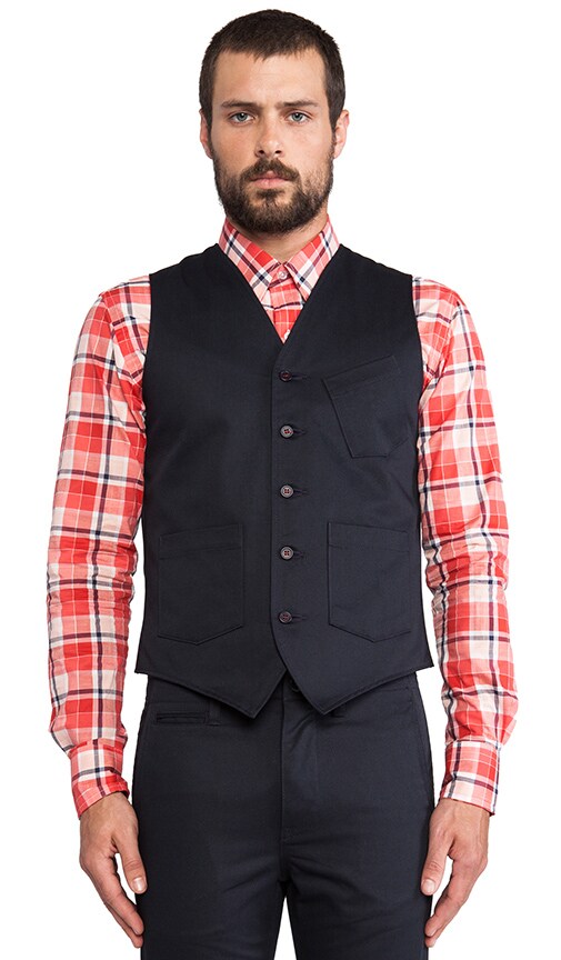 Twill Tailored Vest