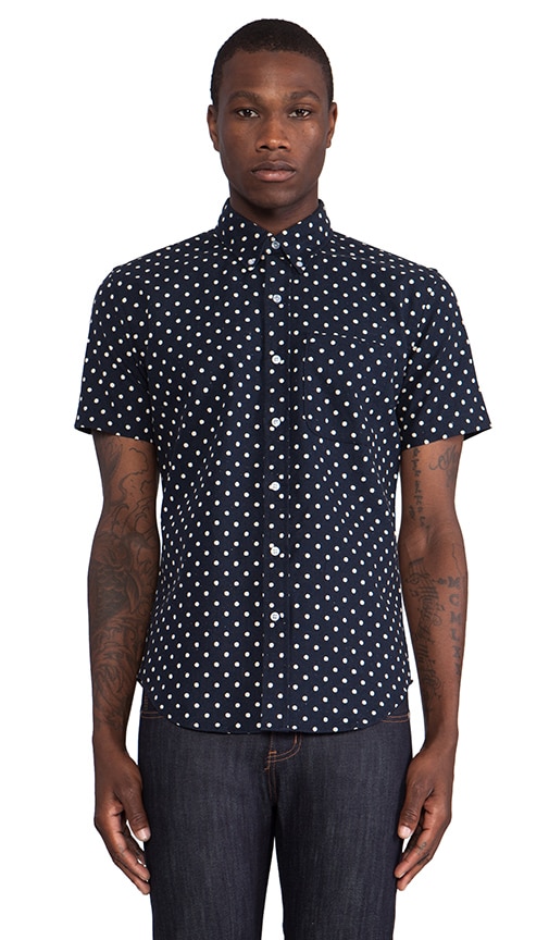 Large Polka Dot Button Down