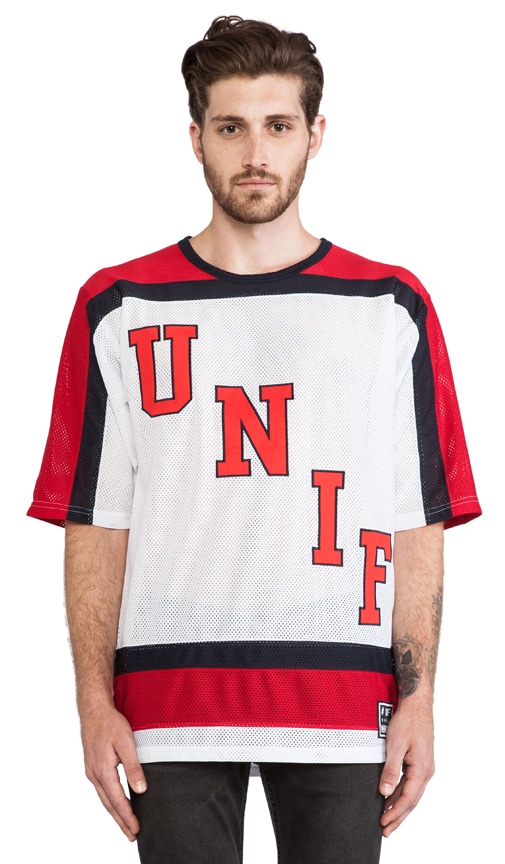 UNIF Hockey Jersey in White | REVOLVE