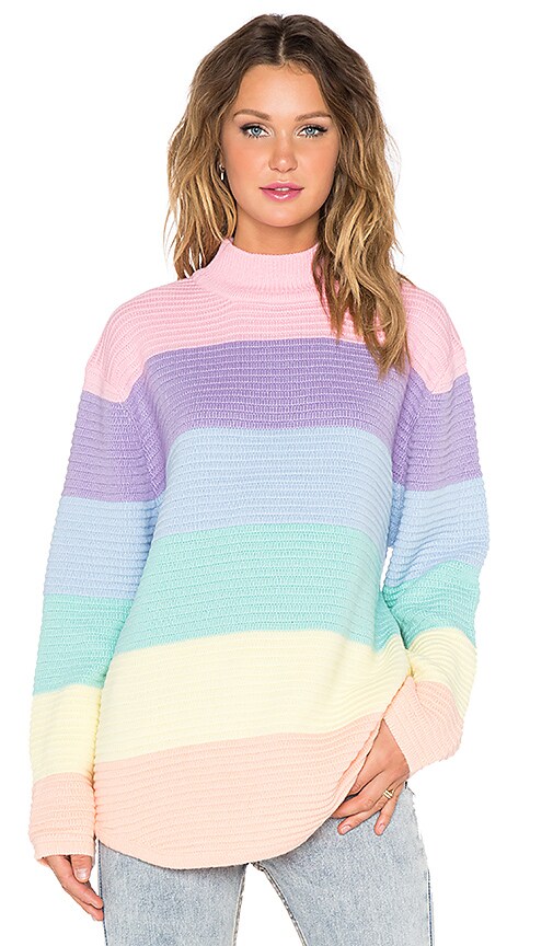 unif rainbow sweater