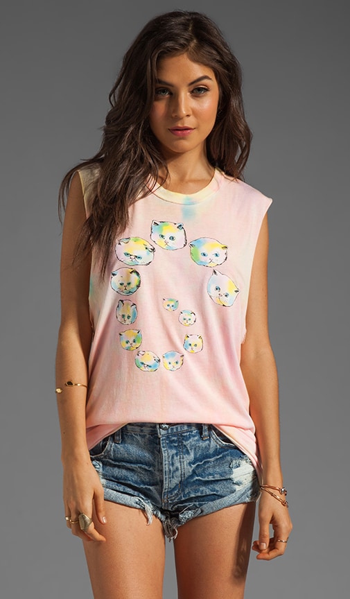 Cat Spiral Muscle Tee