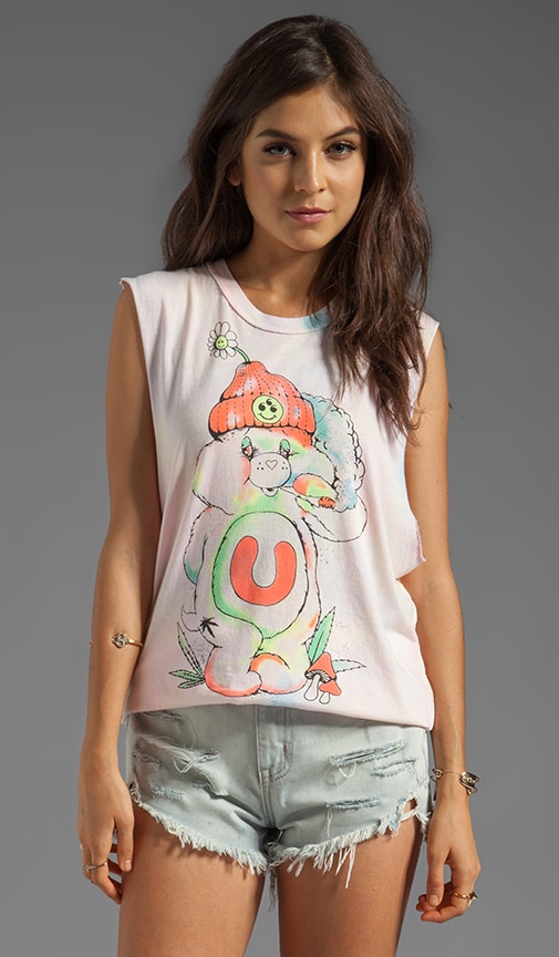 Don't Care Bear Graphic Tank