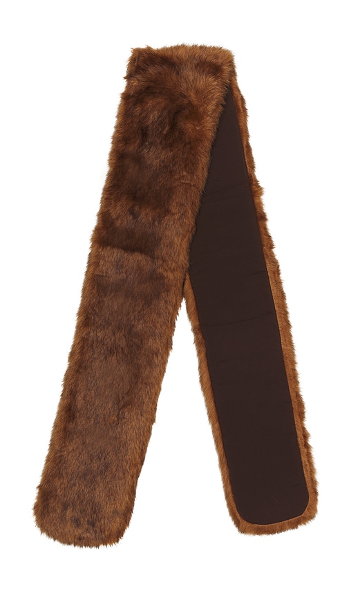 Unreal Fur West End Scarf In Brown