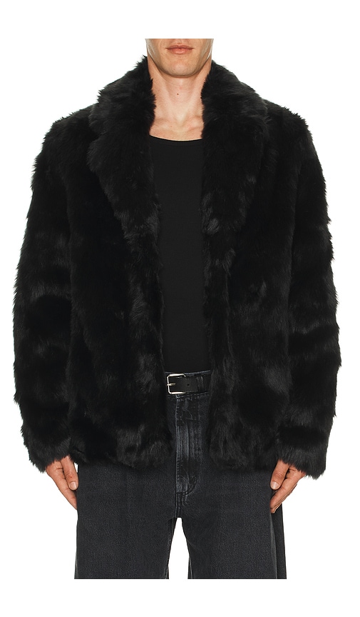 Unreal Fur Lupin Blazer In Black