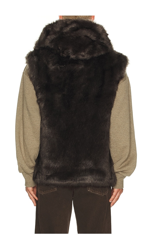 Unreal Fur Blue Ridge Vest In Brown