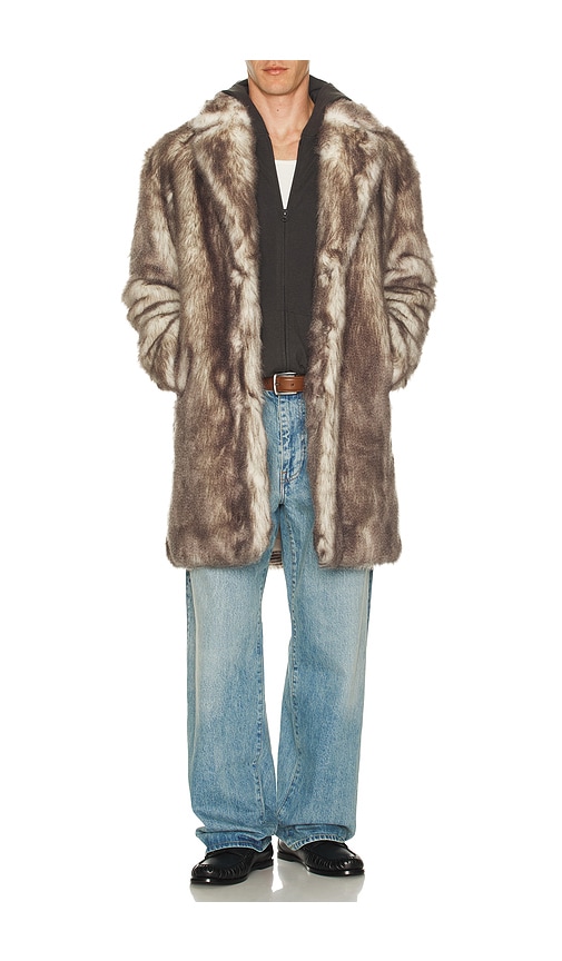 Unreal Fur Denali Coat In Brown