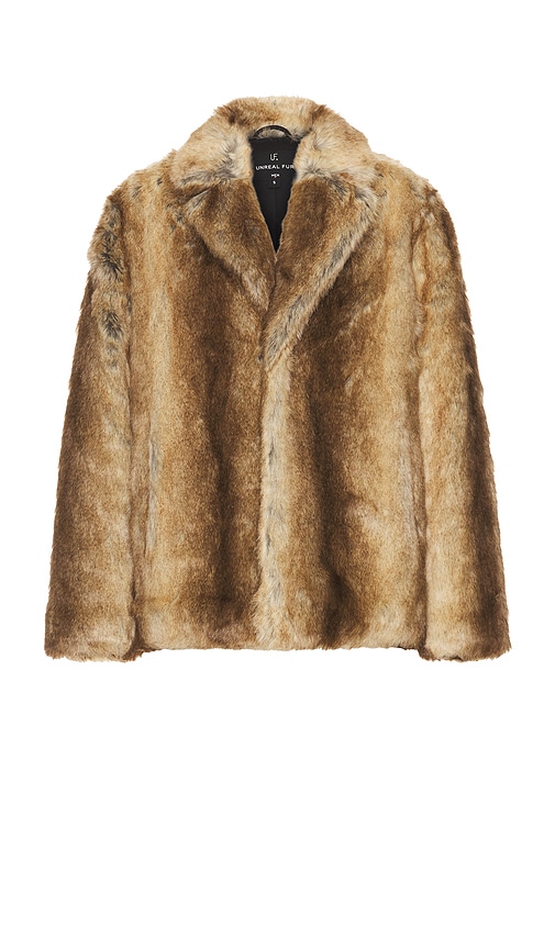 Unreal Fur Lupin Blazer In Brown