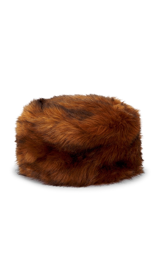 Unreal Fur Natasha Hat In Brown