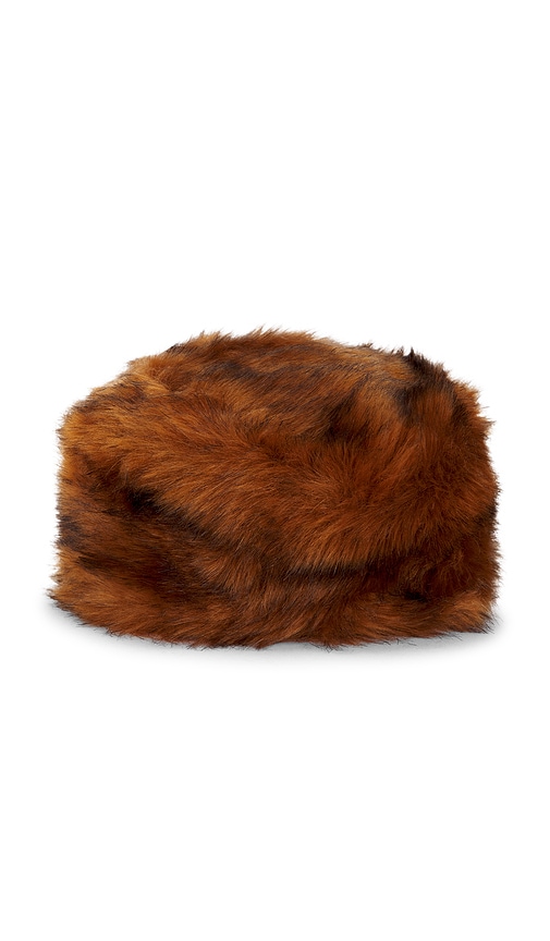  Unreal Fur Hut Natasha In Burnt Orange. 