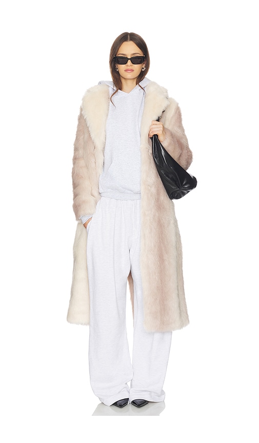 Unreal Fur White Plains Coat