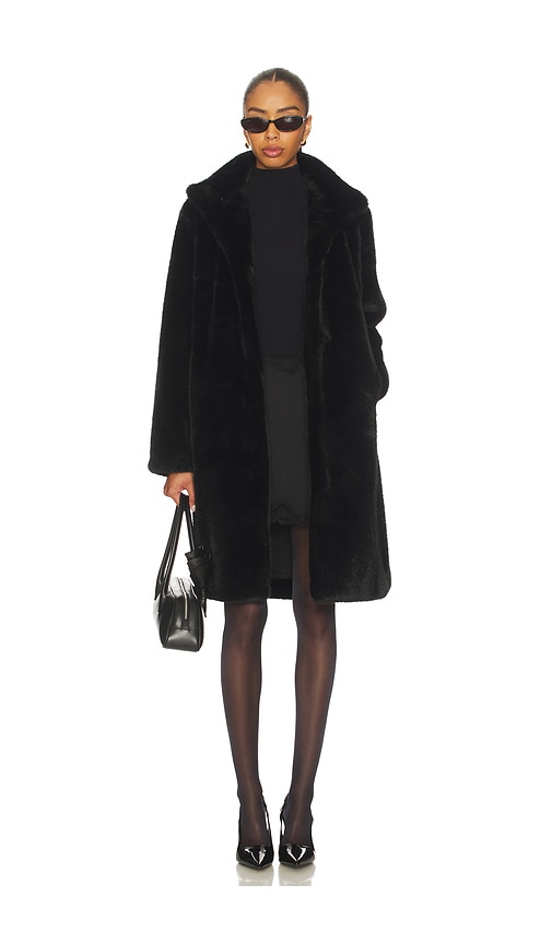 Unreal Fur Raven Coat