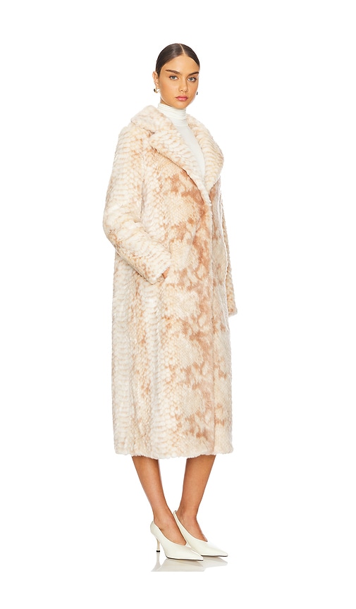 Unreal Fur Montmartre Faux Fur Coat In Cream