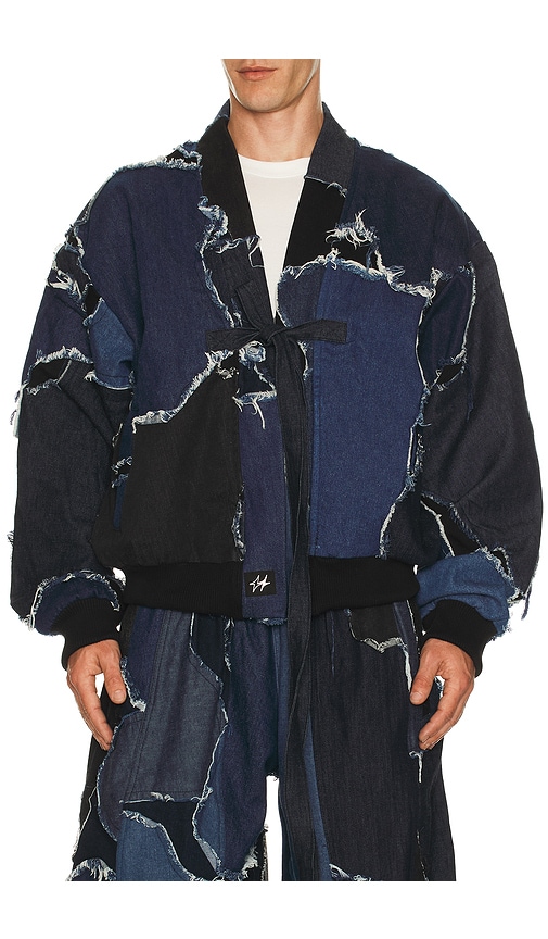 Uprisers Uprs Camo Bomber Jacket In Blue