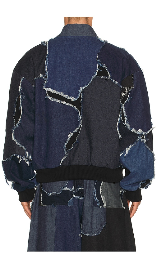 Uprisers Uprs Camo Bomber Jacket In Blue