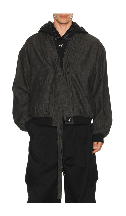 Uprisers Uprs Yin Yang Bomber Jacket In Black