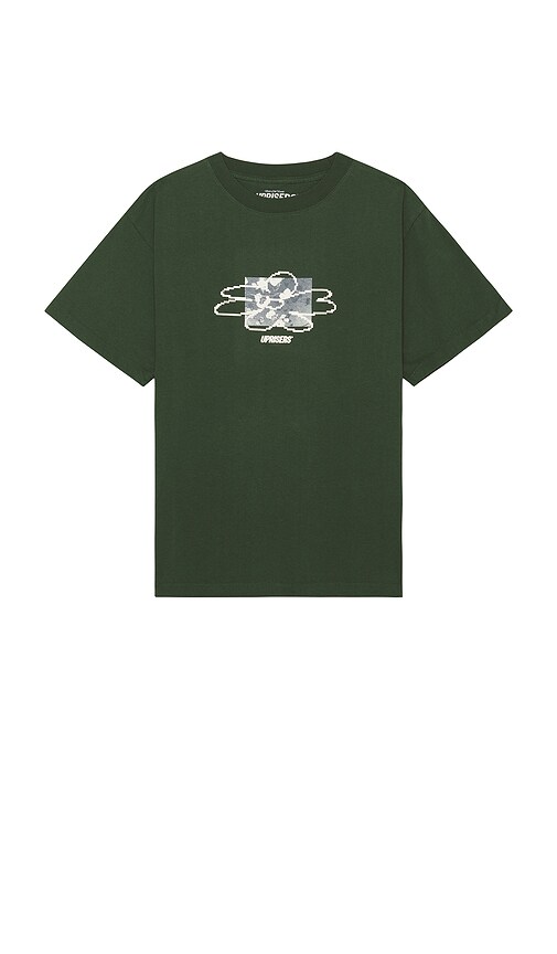 Shop Uprisers House Of Flowers Tee In Forest Green